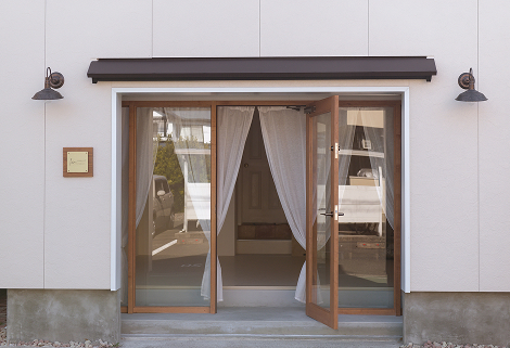 ガレージの入口画像