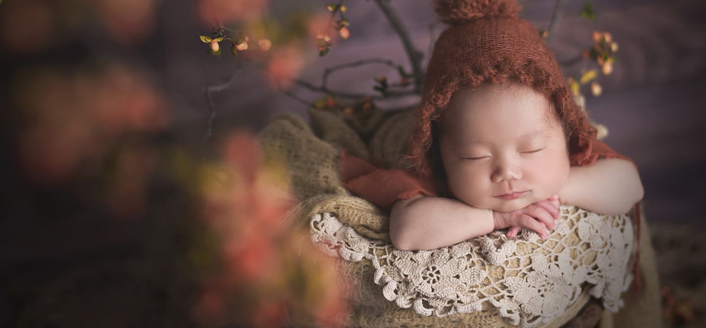 ポーズドニューボーンの画像